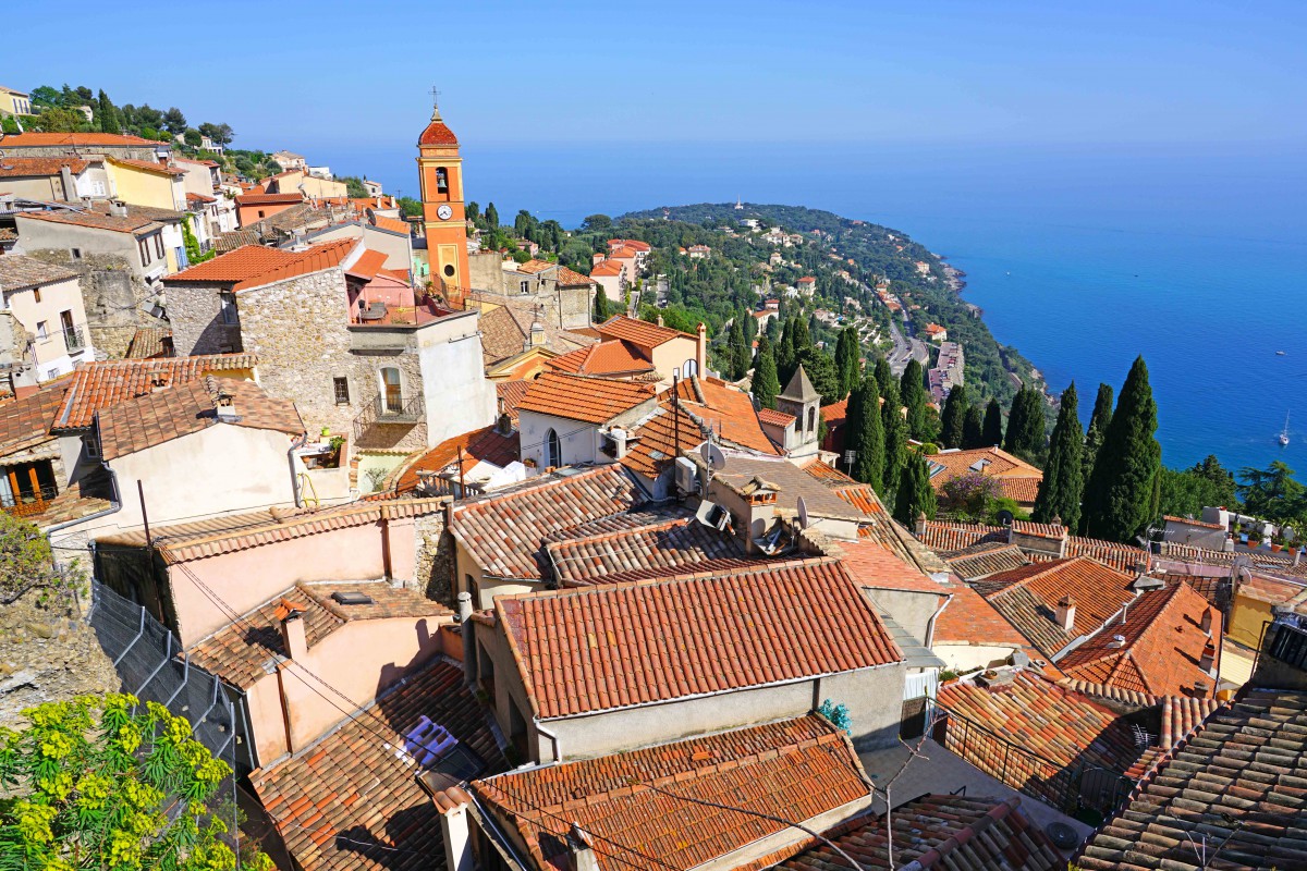 The perched village of Roquebrune - Stock Photos from EQRoy - Shutterstock