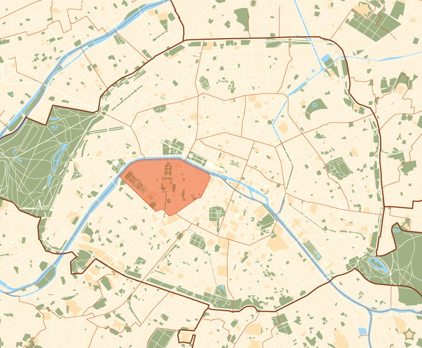 7th arrondissement of Paris © ThePromenader - licence [CC BY-SA 3.0] from Wikimedia Commons