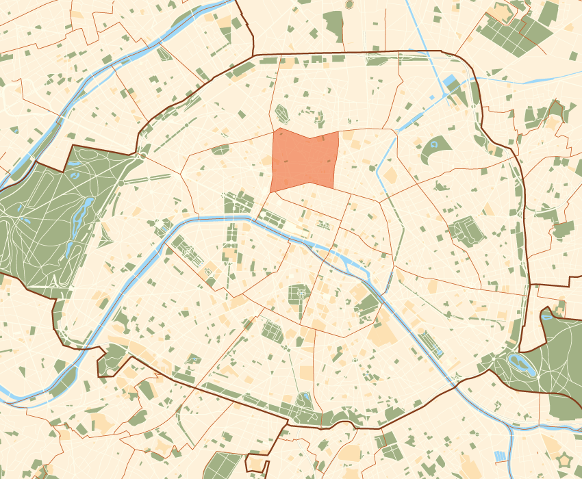 9th arrondissement tourist map