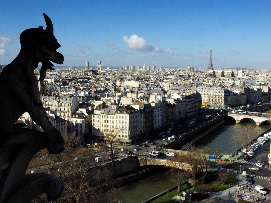 The Goat-shaped chimera, Notre-Dame © French Moments