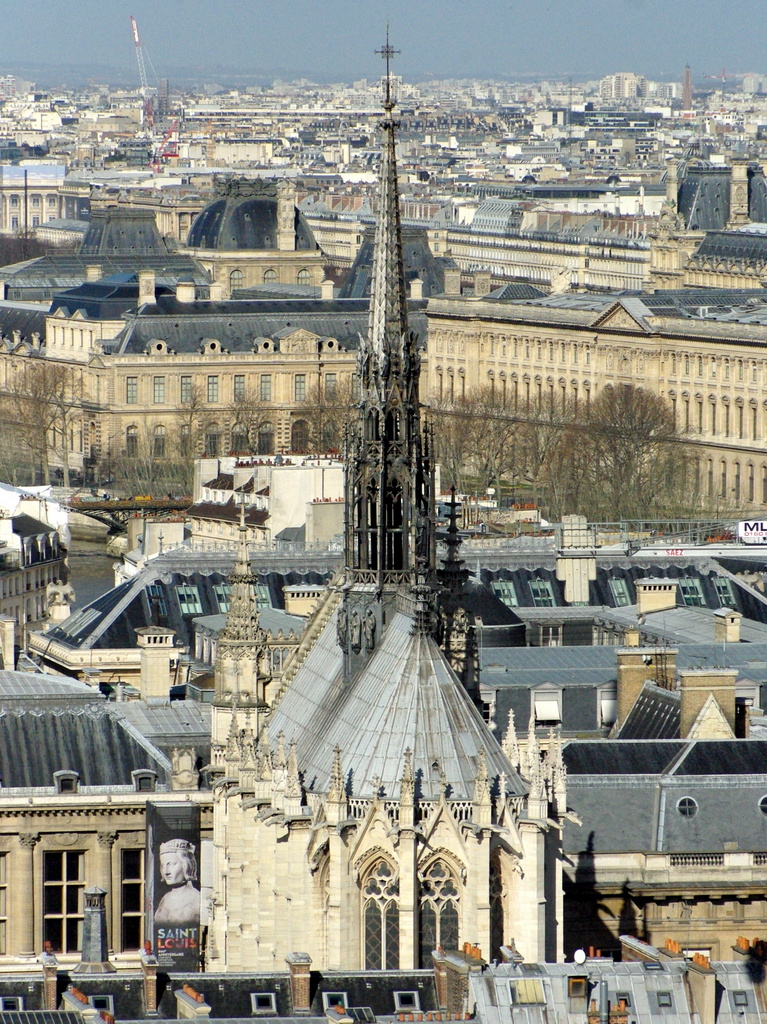 Sainte-Chapelle seen from Notre-Dame © French Moments