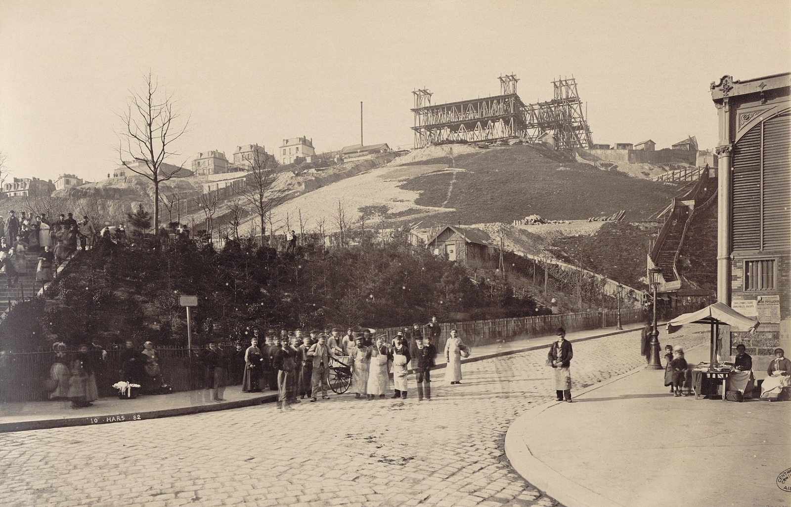 Construction of Sacré-Cœur 1882