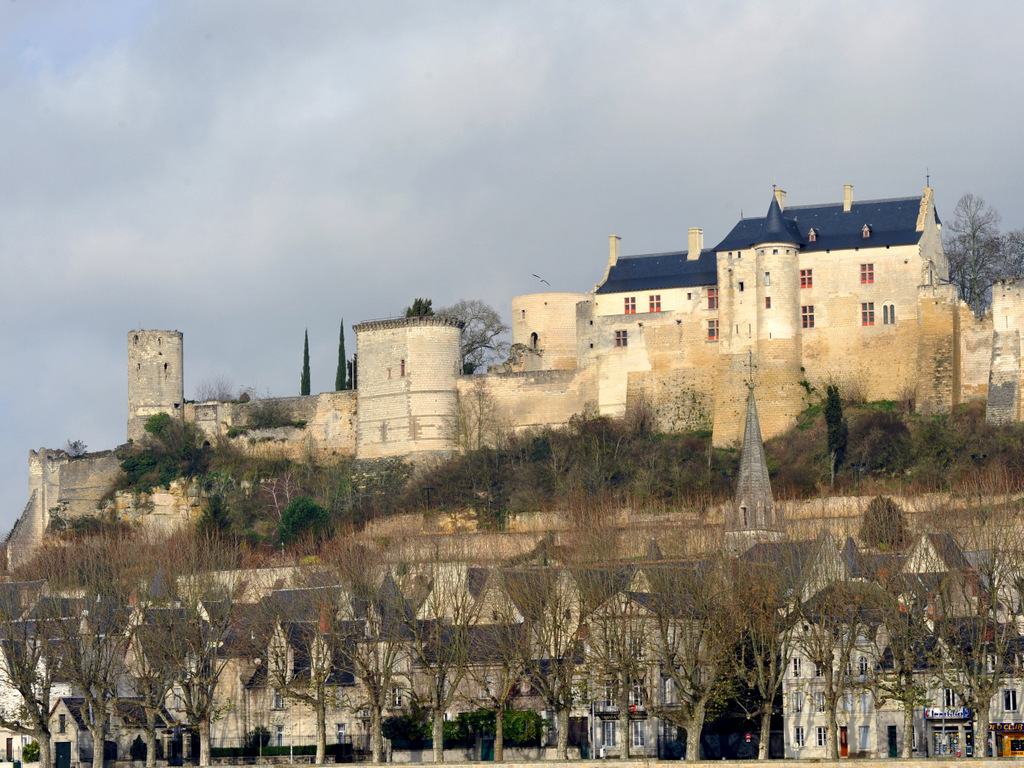 Chinon Castle © Franck Badaire — Fonds documentaire du Conseil Général d'Indre-et-Loire - licence [CC BY-SA 3.0] from Wikimedia Commons
