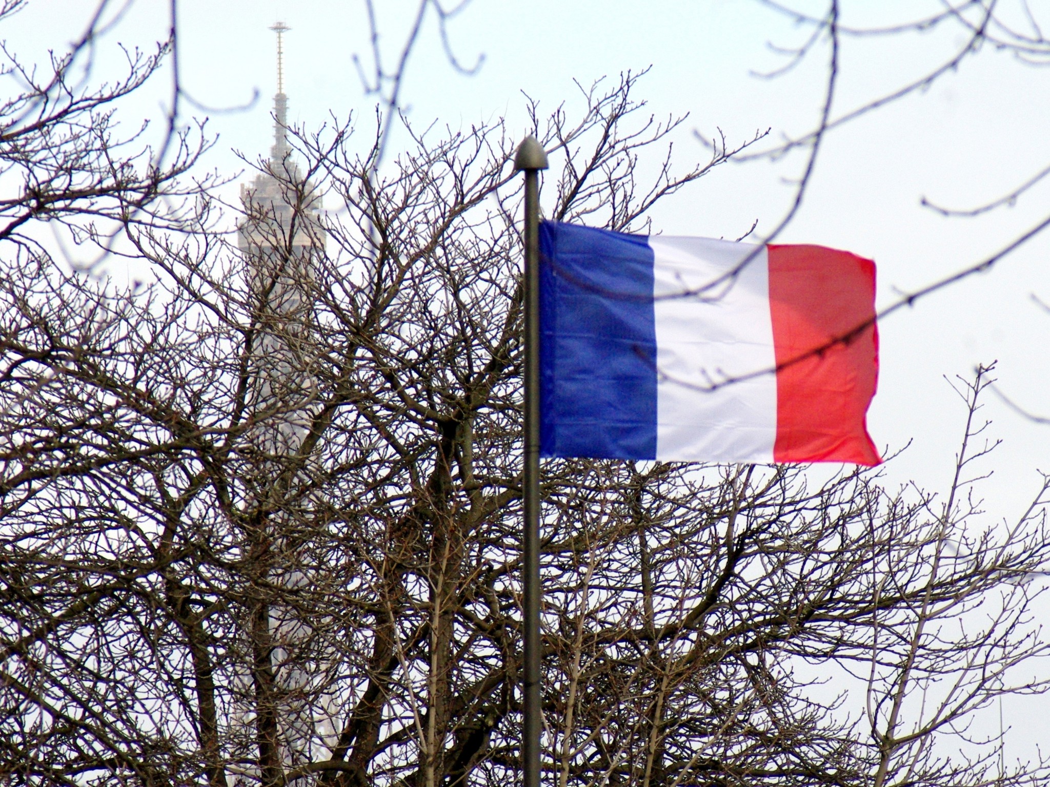 French flag on Boulevard Pasteur © French Moments
