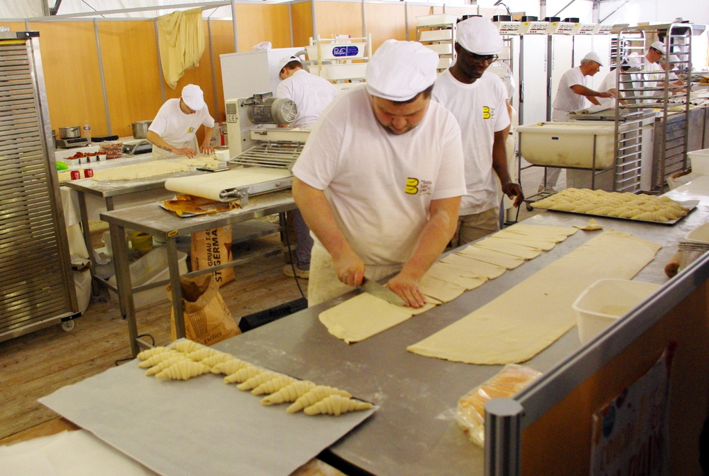 The making of French croissant at the Paris Bread Festival © French Moments