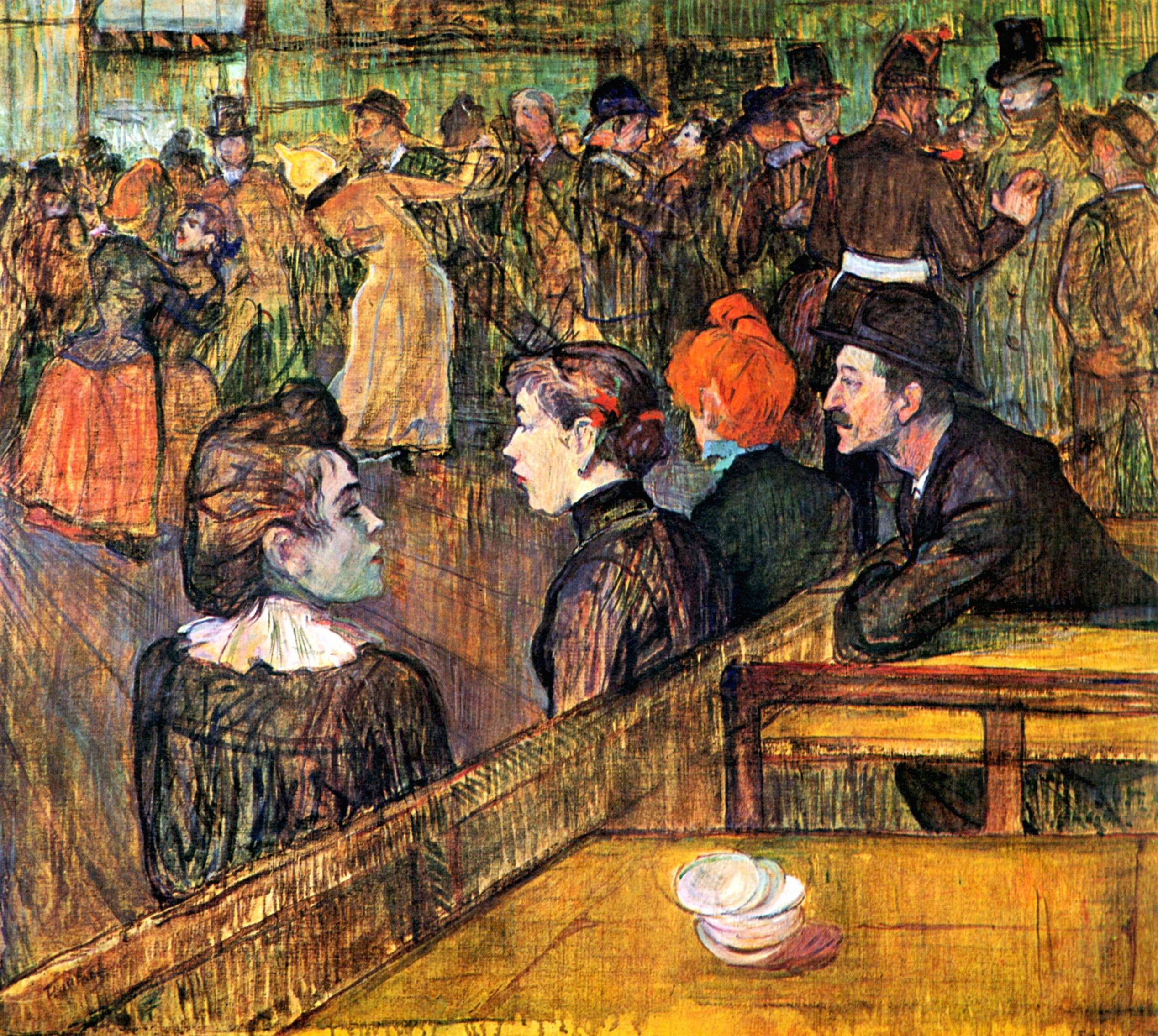 Le Moulin de la Galette by Toulouse-Lautrec 1889