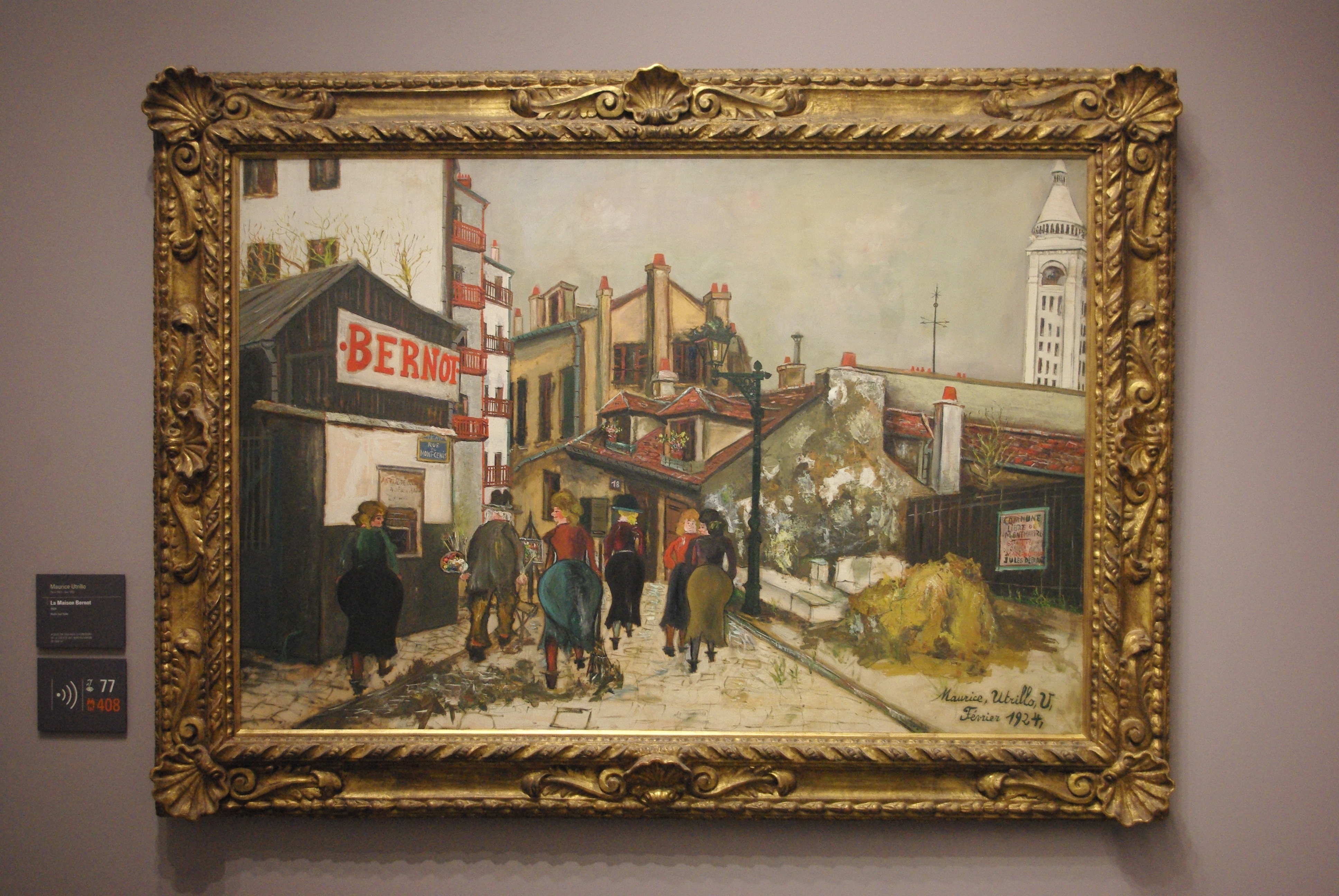 Painting by Maurice Utrillo, Musée de l'Orangerie © French Moments