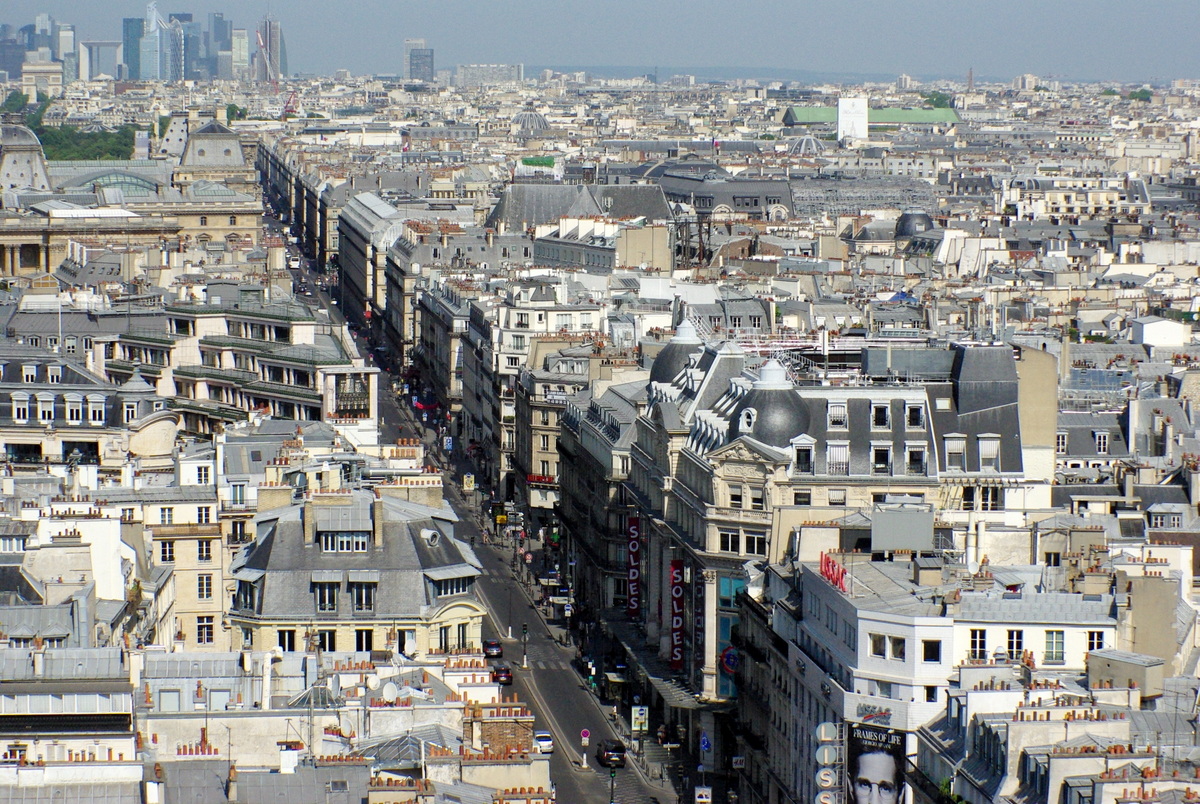 Rue de Rivoli from Saint-Jacques Tower copyright French Moments