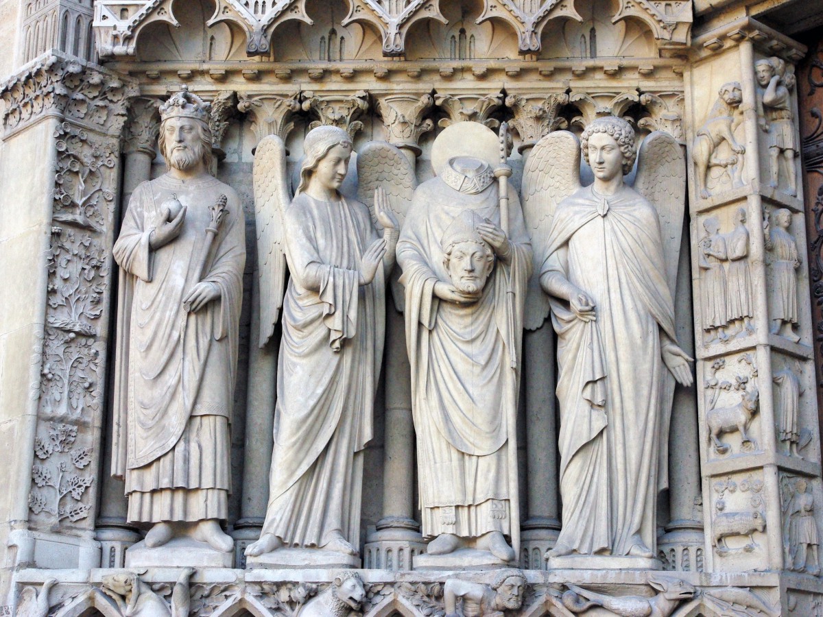 The Statues of the Portal of the Virgin, Notre Dame de Paris © French Moments