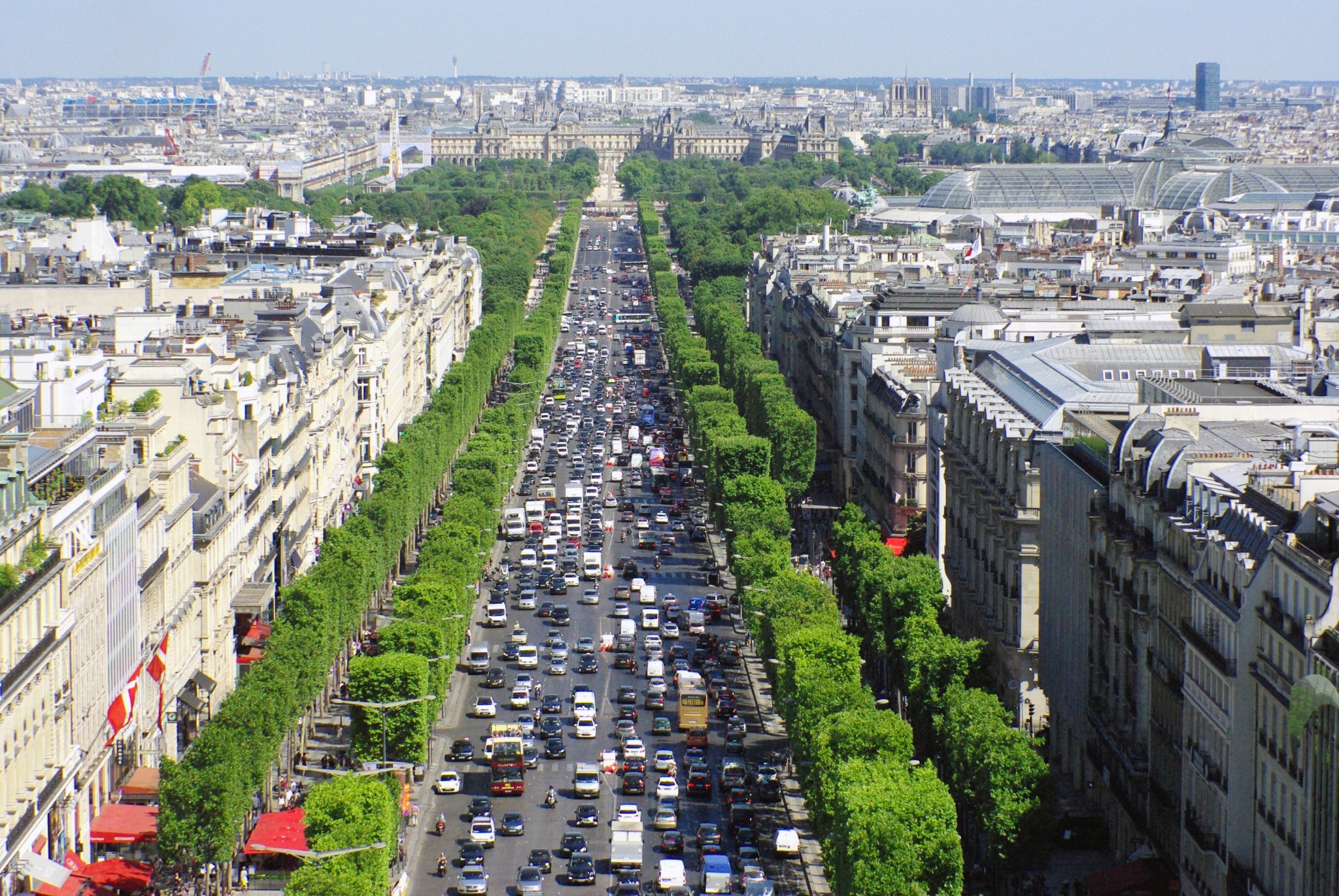 View of Paris from Arc de Triomphe © French Moments