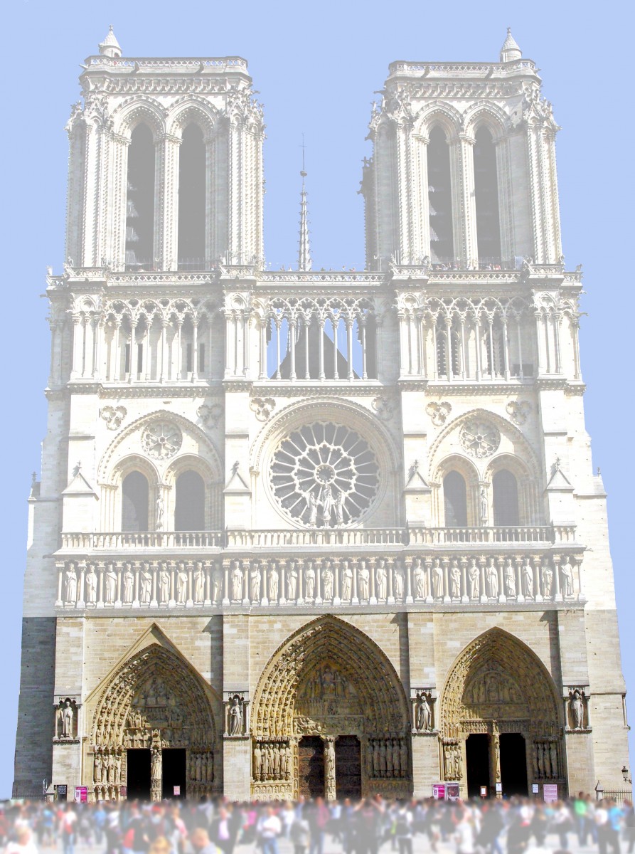 The portals, West Façade of Notre-Dame © French Moments