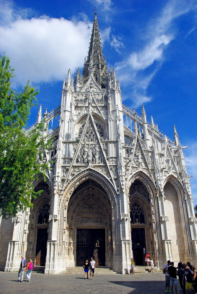 Facade of Saint Maclou in Rouen copyright French Moments