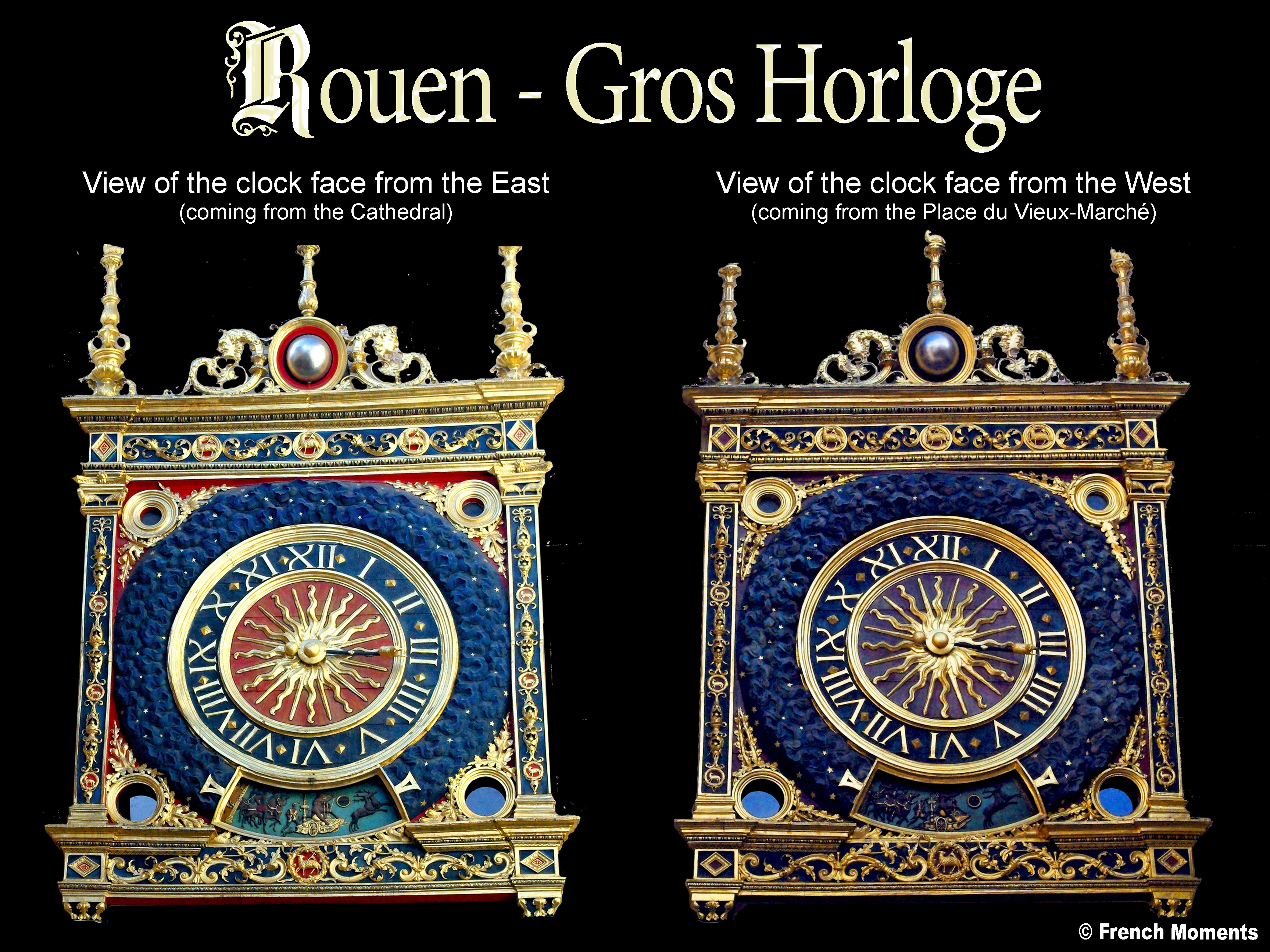 Gros Horloge Faces copyright French Moments