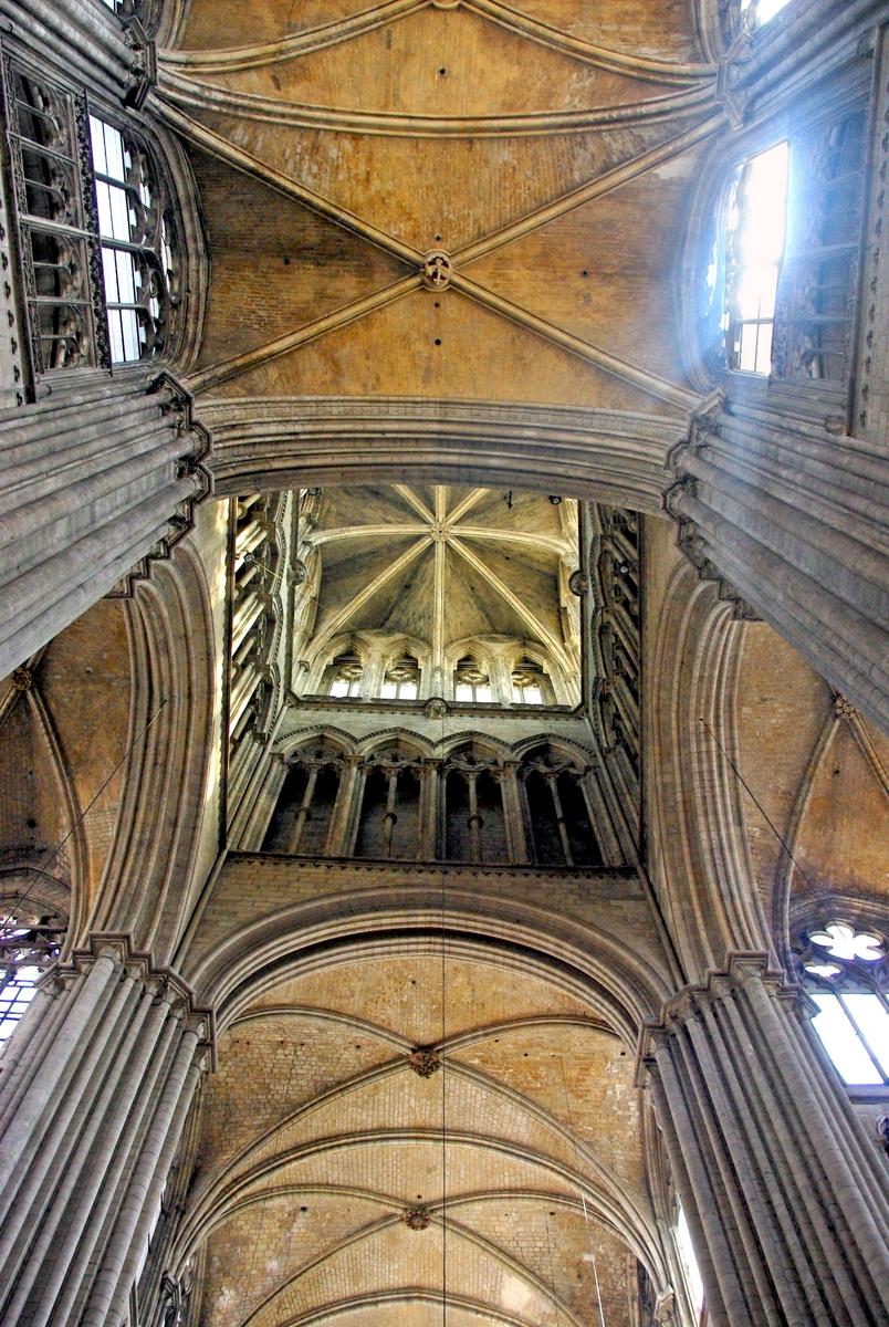 Lantern Tower from the inside of Rouen Cathedral © French Moments