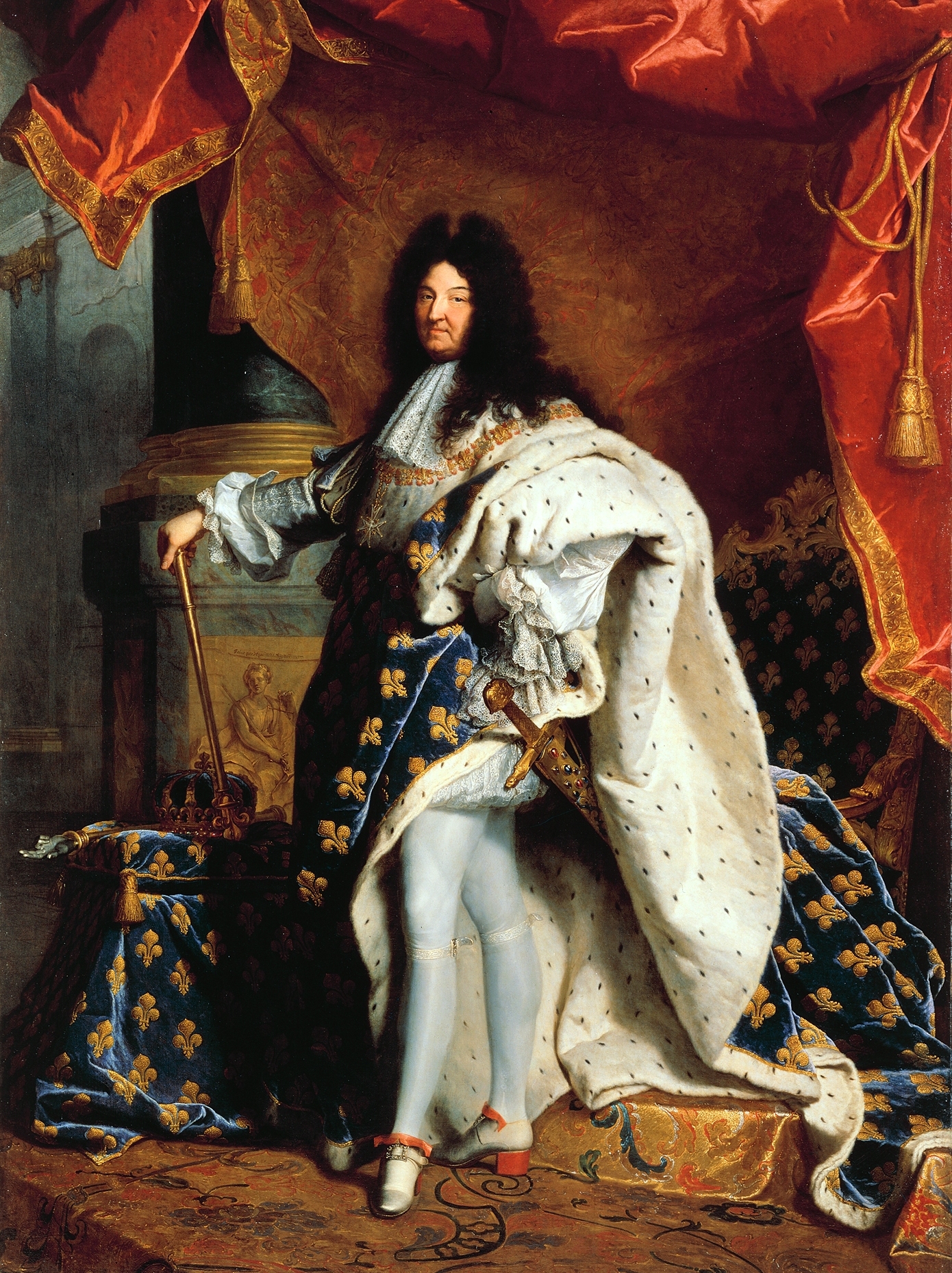 Louis XIV King of France by Hyacinthe Rigaud