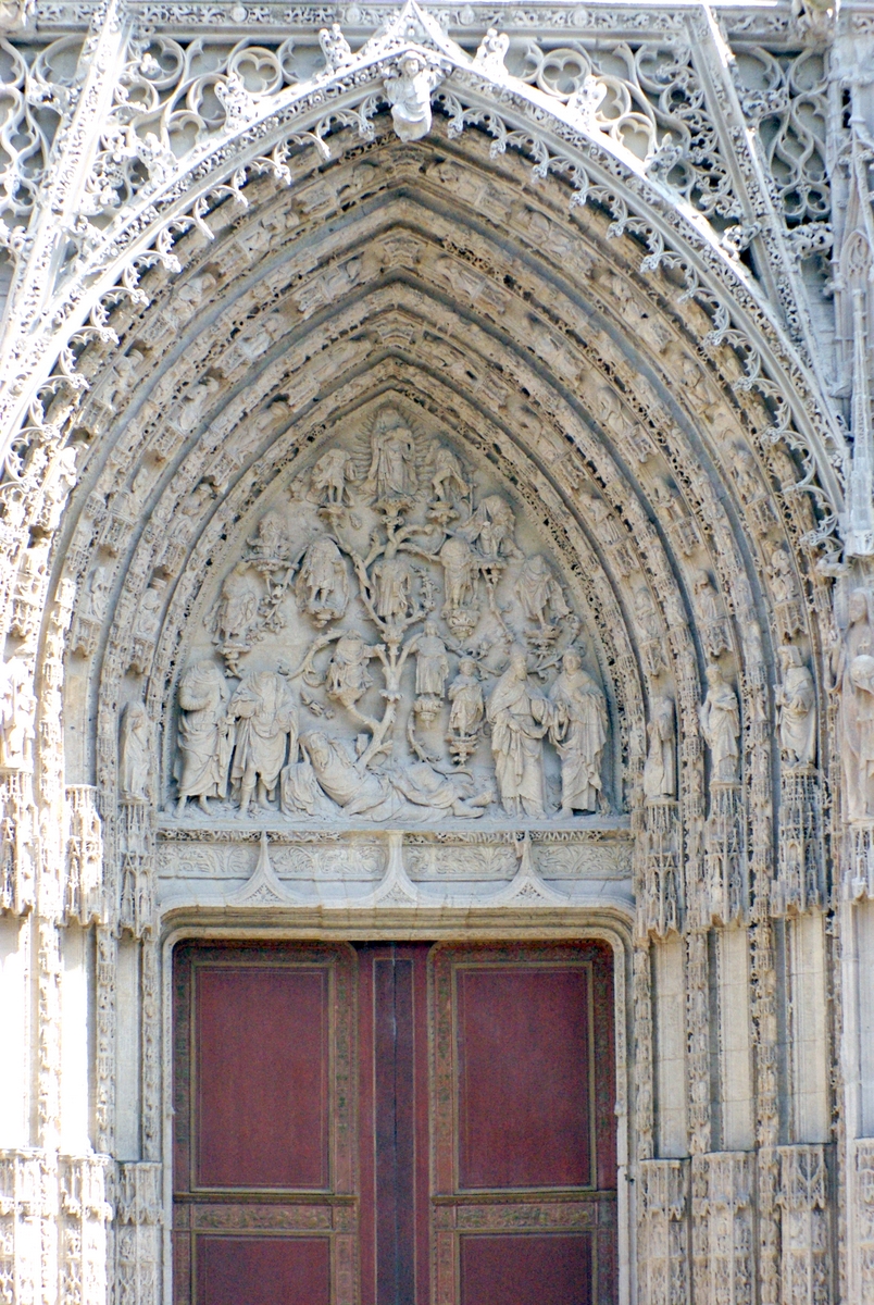 Portal Notre Dame, West Facade of Notre-Dame Cathedral in Rouen © French Moments