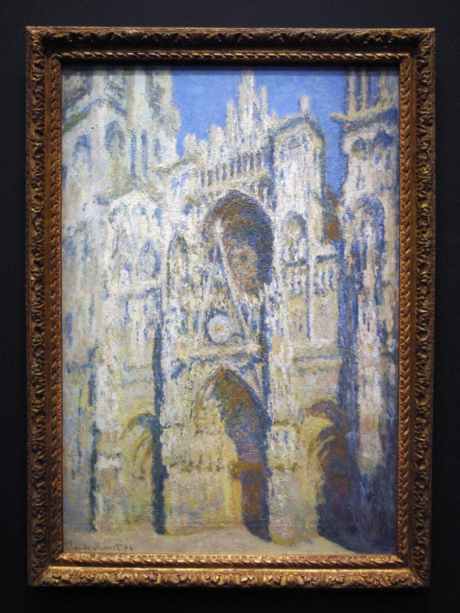 Rouen Cathedral painted by Claude Monet on display at the Orsay Museum Photo by French Moments