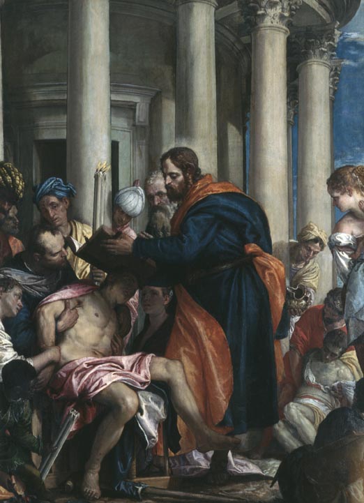 Saint Barnabé guérissant les malades Veronese