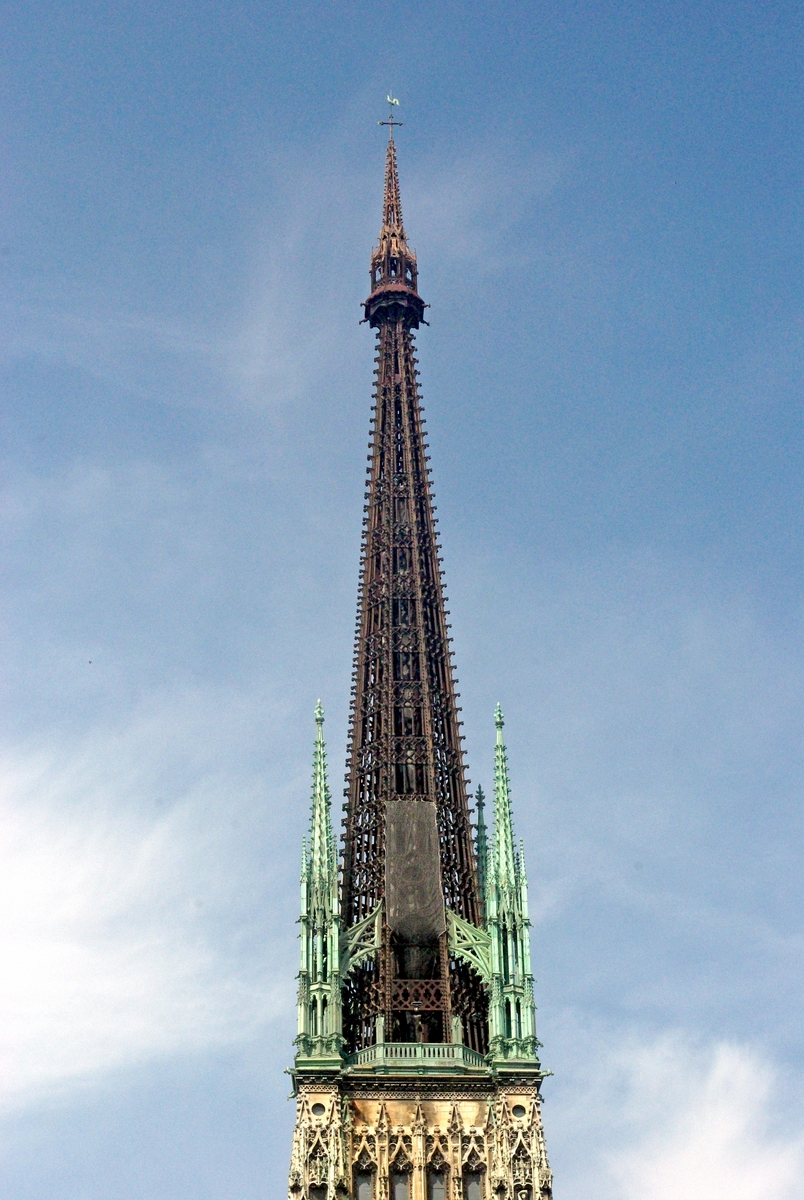 The spire of Rouen Cathedral © French Moments