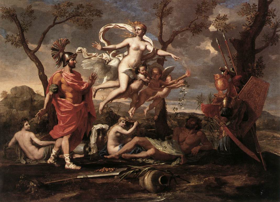 Venus Presenting Arms to Aeneas by Nicolas Poussin