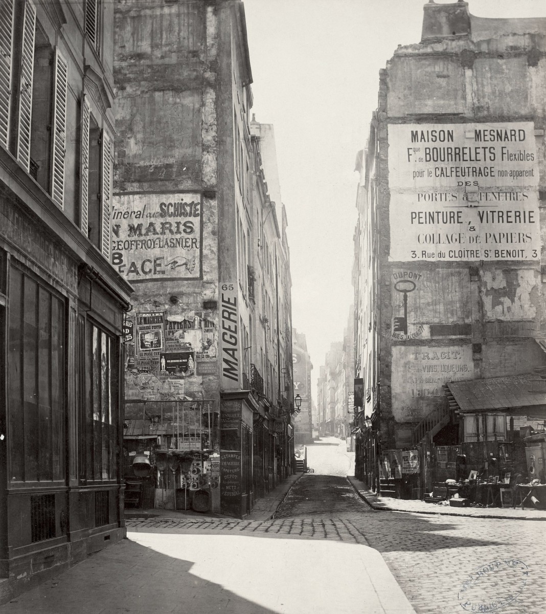 Rue Saint-Jacques by Charles Marville ca. 1853–70