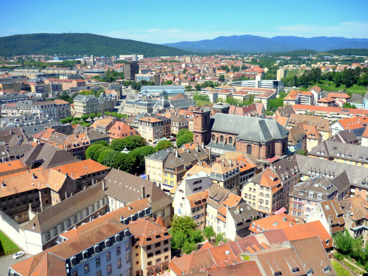 The city of Belfort seen from the Citadel © French Moments