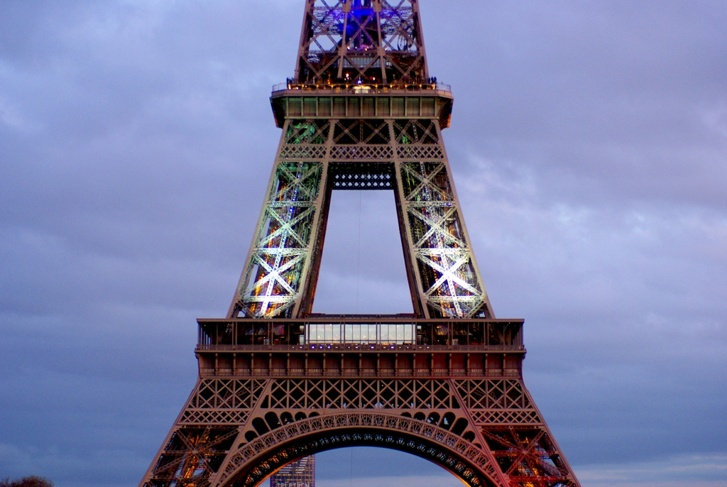 The Eiffel Tower in Blue White Red © French Moments