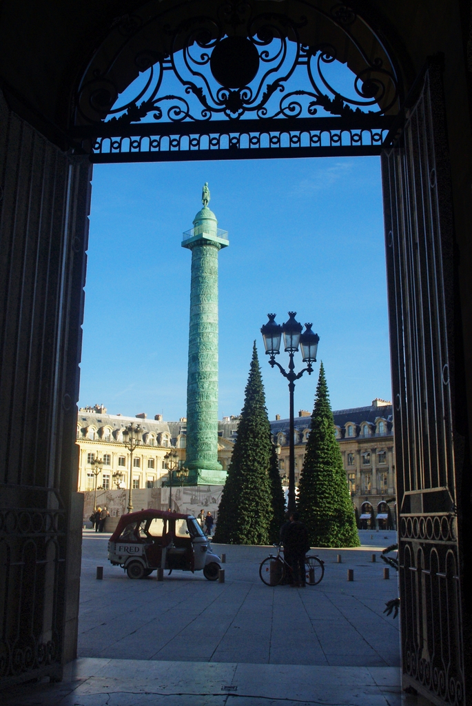 Chanel and Mauboussin Shops in Place Vendome Square in Paris