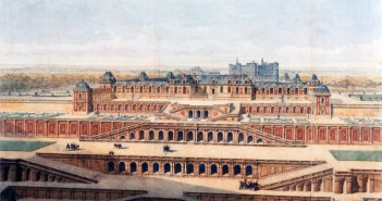 Discover Saint-Germain’s Château-Neuf and Pavillon Henri IV Château-Neuf of Saint-Germain-en-Laye in 1637 by Auguste Alexandre Guillaumot
