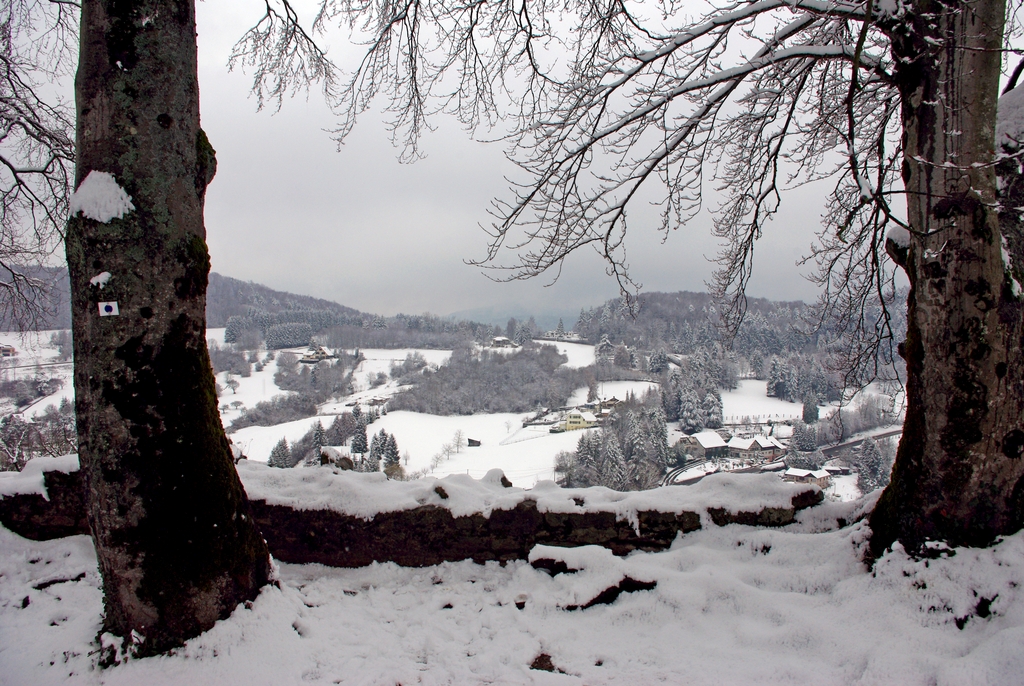 View of the Alsatian Jura from the castle of Ferrette © French Moments