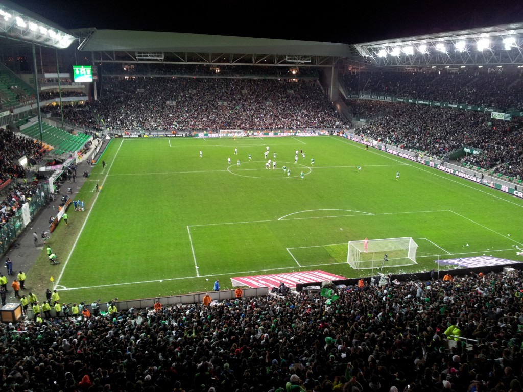 Geoffroy-Guichard Stadium in Saint-Etienne © KevFB - licence [CC BY-SA 3.0] from Wikimedia Commons