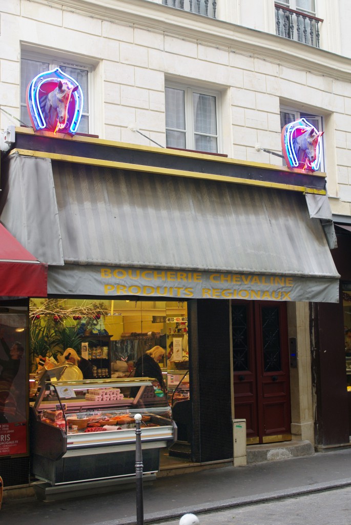 Going to the butcher's shop in France