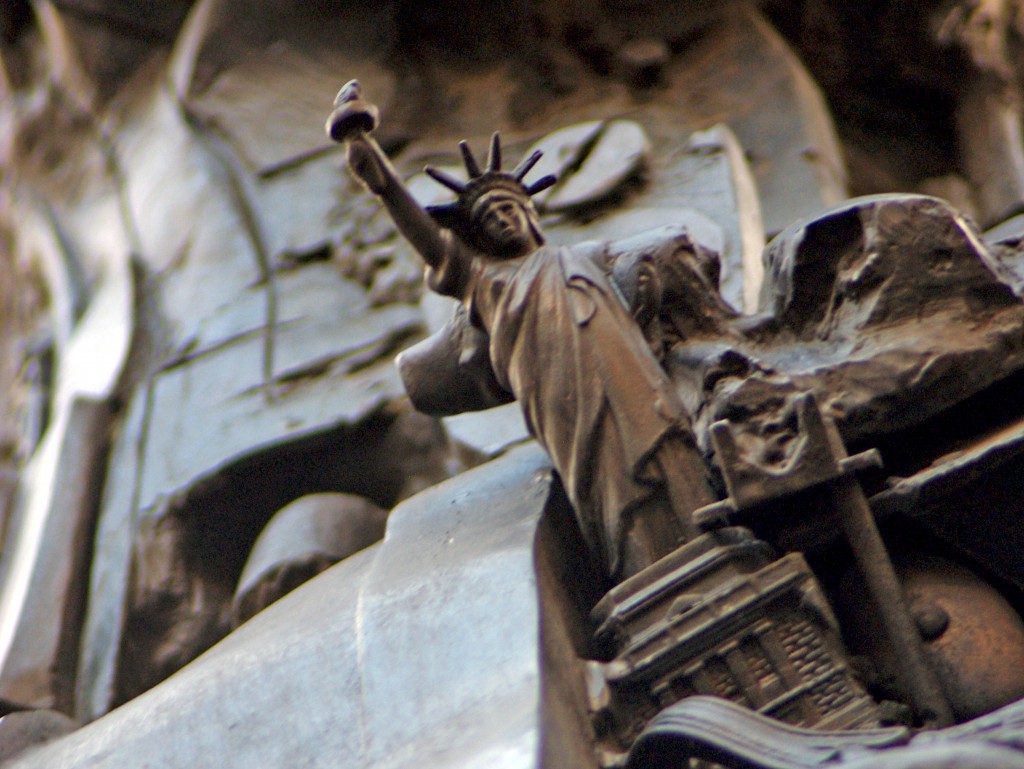 Statue of Liberty hidden in Paris