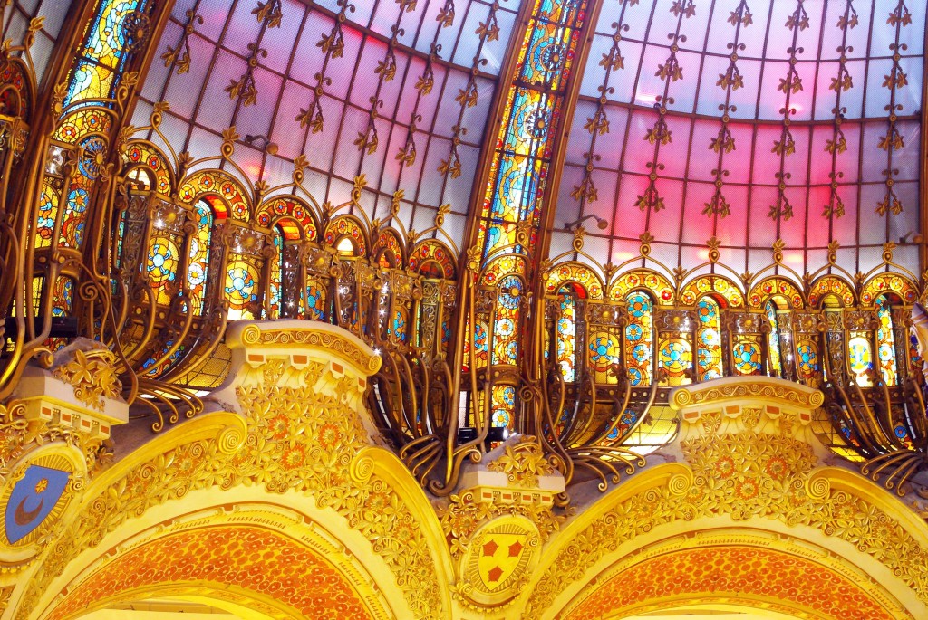 Art Nouveau Cupola in the Galeries Lafayette