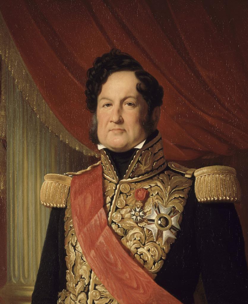 Louis Philippe I in 1838. Painting by Louise Adelaïde Desnos