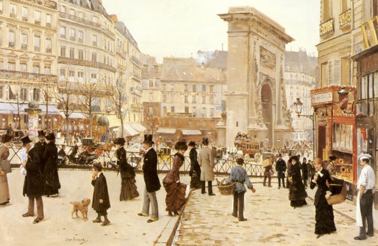 The triumphal arch of Porte Saint-Denis in Paris - French Moments
