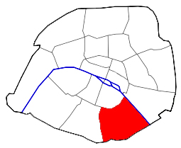 13th Arrt Map © French Moments