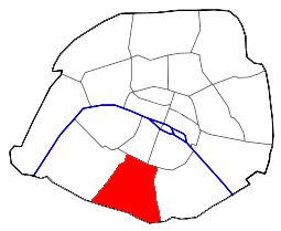 14th Arrt Map © French Moments