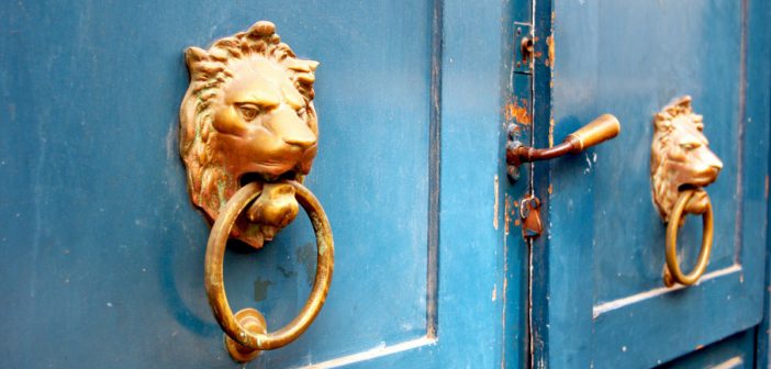 Paris door knockers and handles