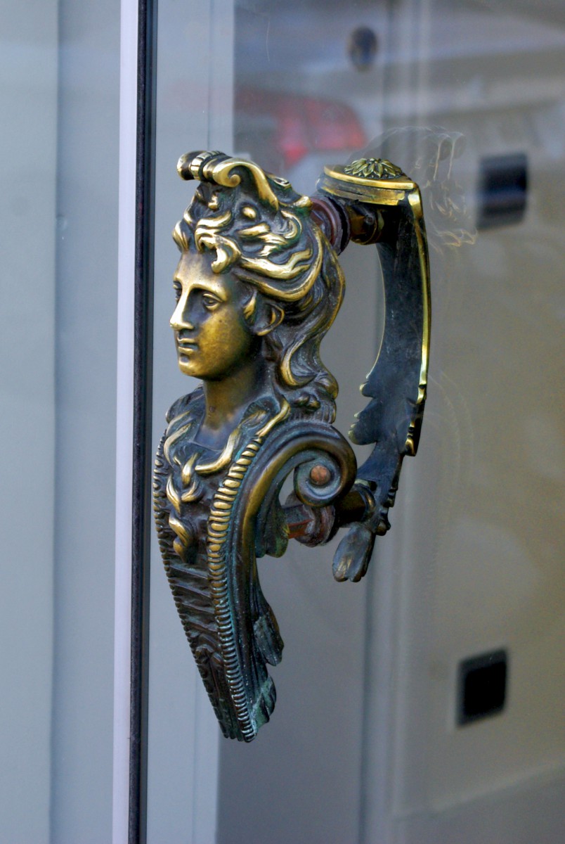 Paris door handles and knockers