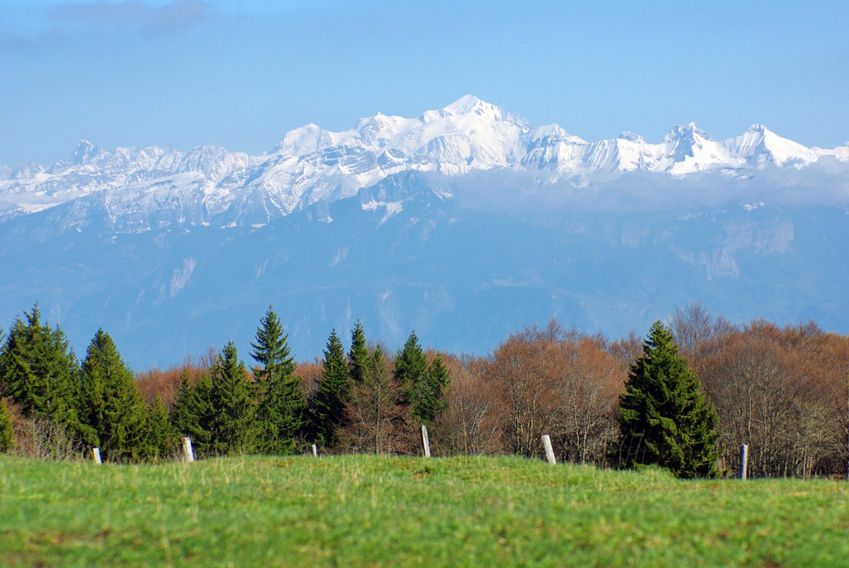 Salève mountain Mont-Blanc