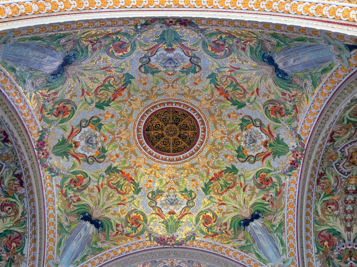 The Art Nouveau mosaics, Casino of Aix-les-Bains © French Moments