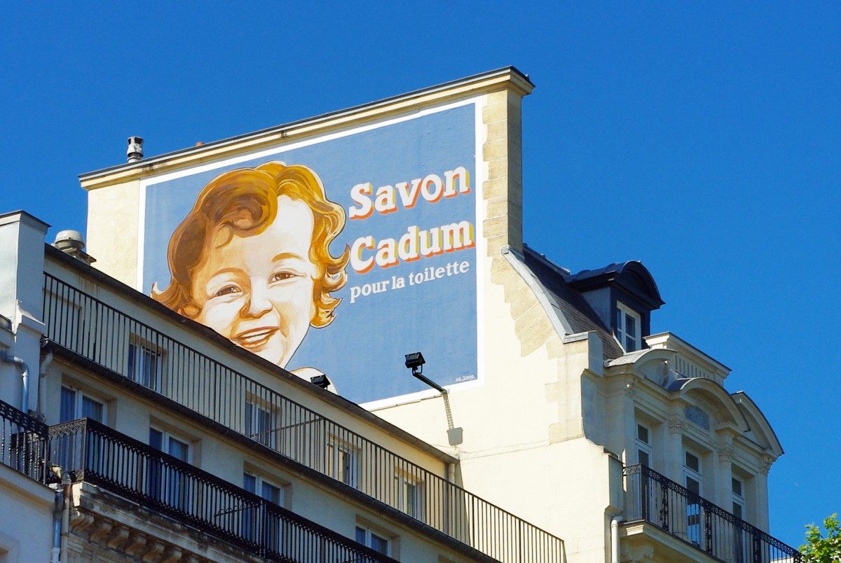 Cadum Advertisement at 3 Boulevard Montmartre Paris © French Moments
