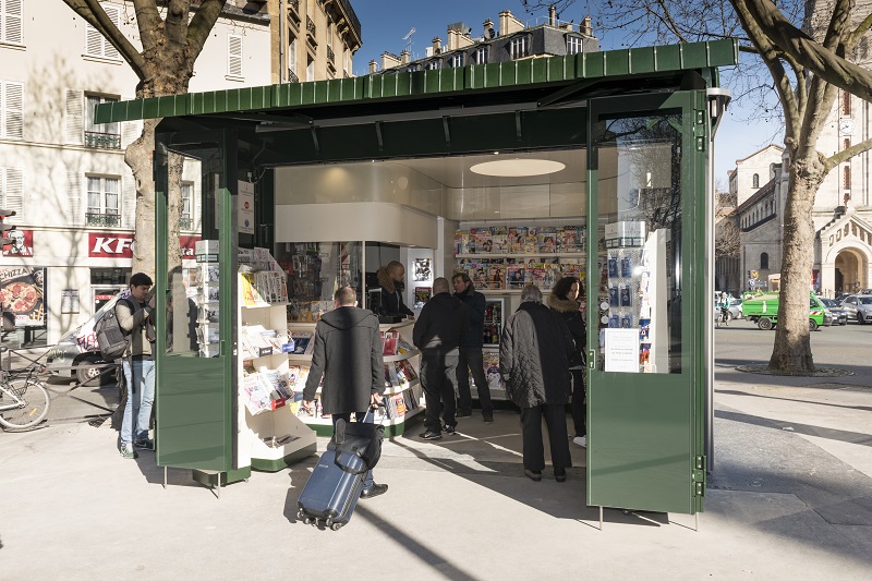 The new kiosk of Paris (2018) © Paris.fr