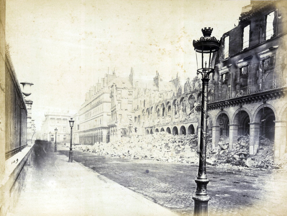 Rue de Rivoli during the Siege of Paris in 1870-71