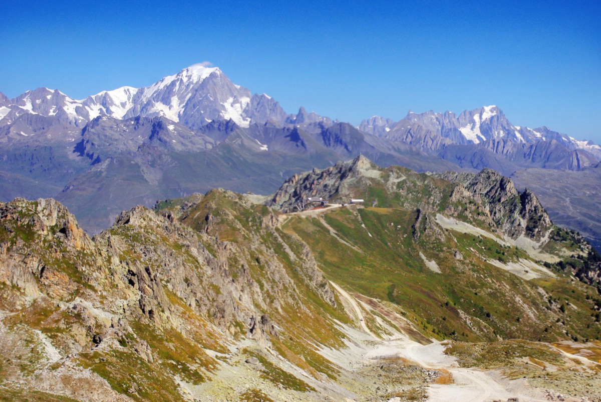 Mont Blanc from the Transarc télécabine © French Moments