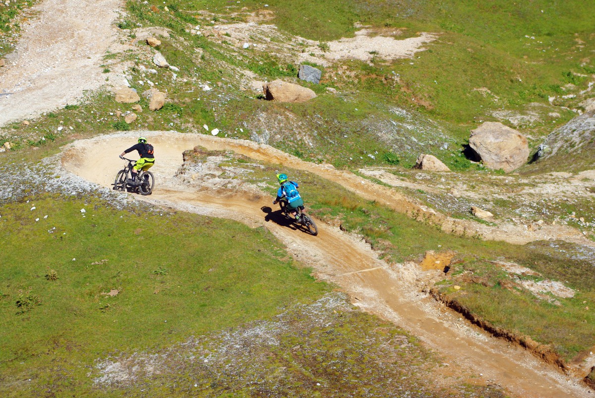 Mountain bike trail Les Arcs © French Moments