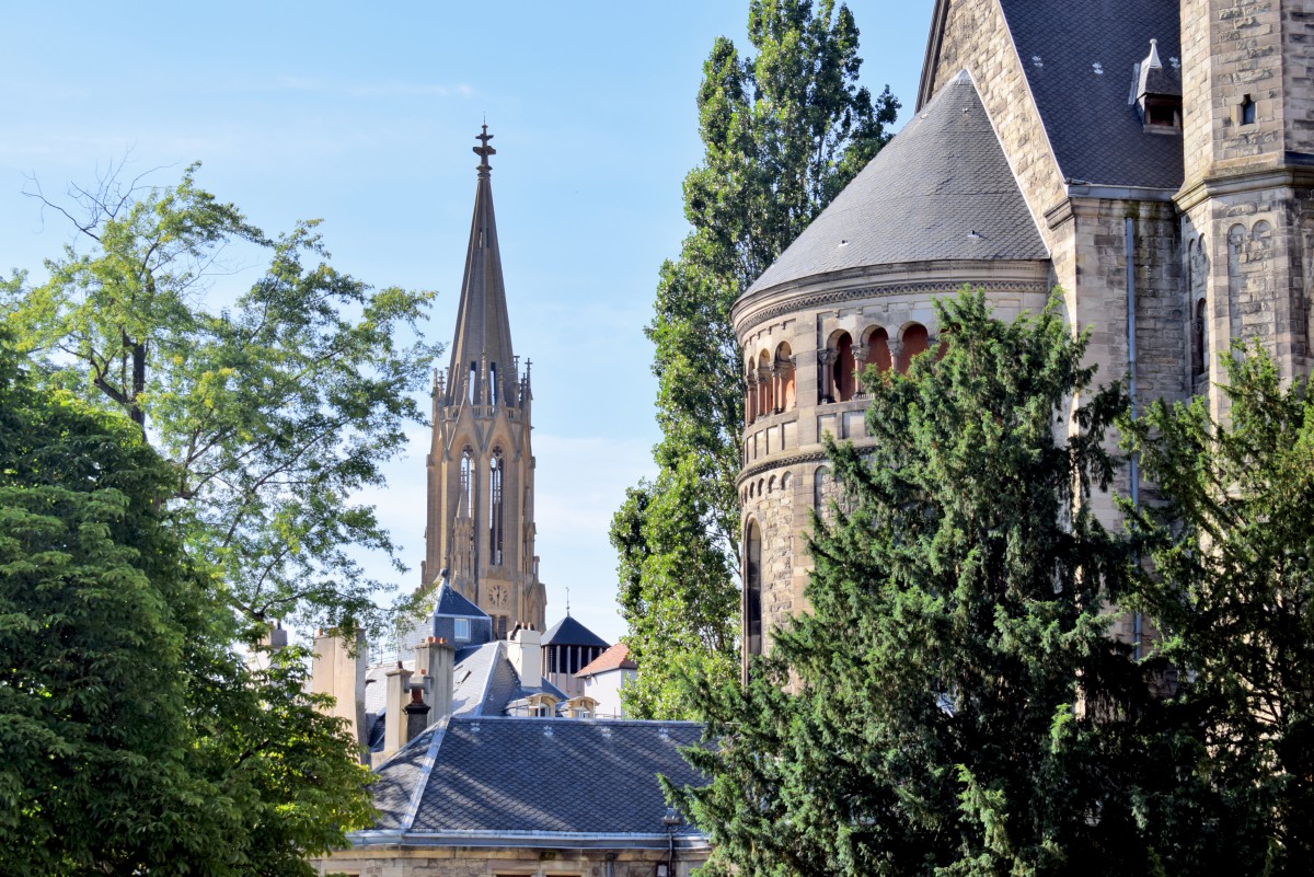 The two Protestant churches of Metz © French Moments