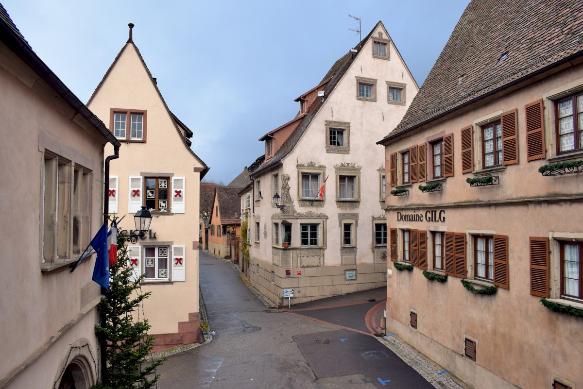 Mittelbergheim main street © French Moments The village of Mittelbergheim © French Moments
