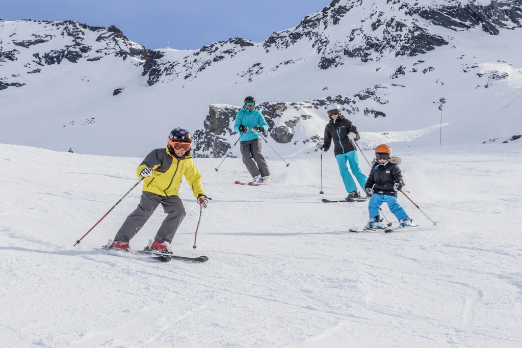 Skiing in Val Thorens © C.Cattin OT Val Thorens